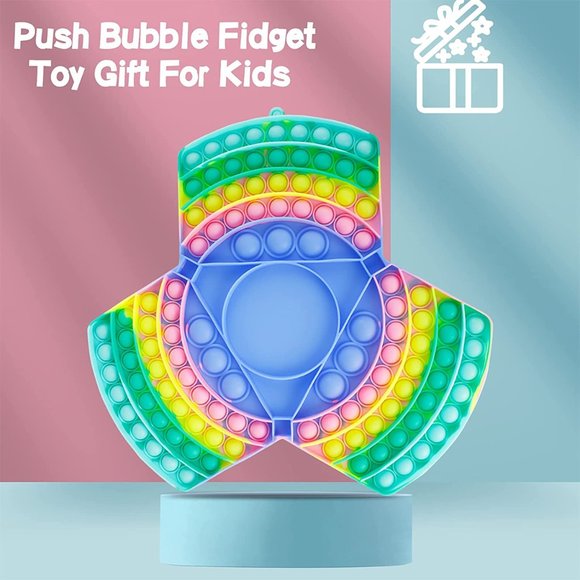 Popit Rainbow Chess Board Popper Easter Fidget Toy - Picture 2 of 5